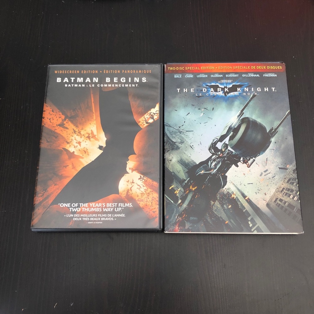 BUY 2 GET 3rd FREE Batman Begins and The Dark Knight DVDs